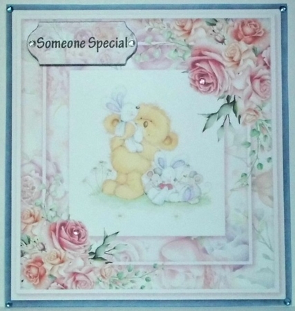 Just for you Teddy Fab floral Collection by Hazel Underwood