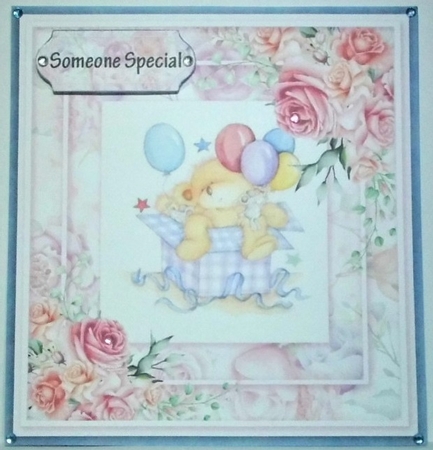 Just for you Teddy Fab floral Collection by Hazel Underwood