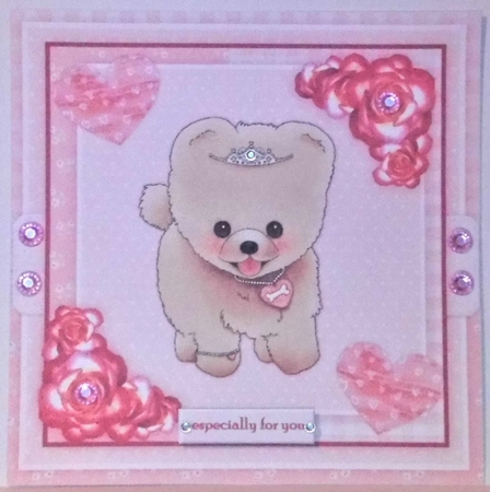 Cute    Puppy  Princess   In Pink    Mini Kit by Hazel Underwood