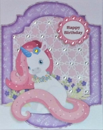 Floral Unicorn by Hazel Underwood