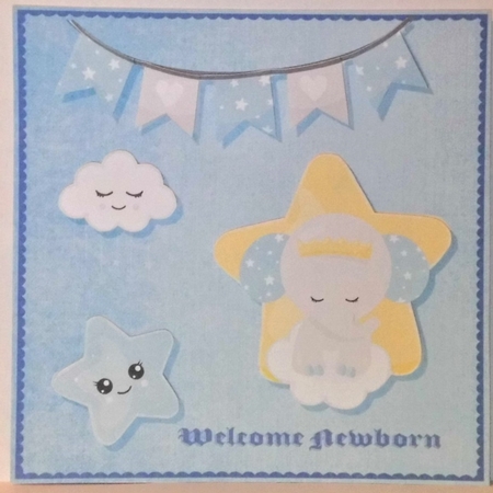 Welcome Newborn Boy by Hazel Underwood