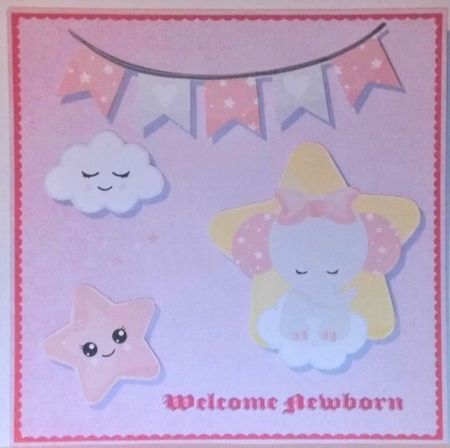 Welcome Newborn Girl by Hazel Underwood