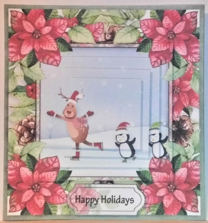 Christmas poinsettia by Hazel Underwood