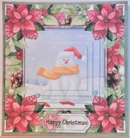 Christmas poinsettia by Hazel Underwood