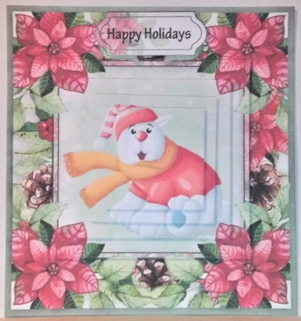 Christmas poinsettia by Hazel Underwood