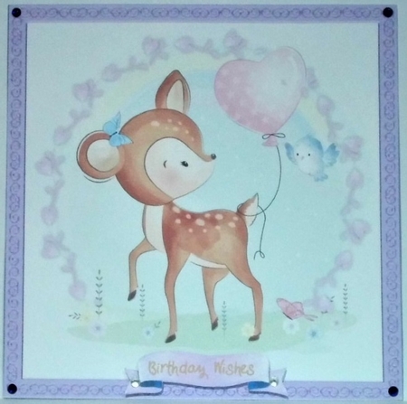 Deer and Little Bird  by Hazel Underwood