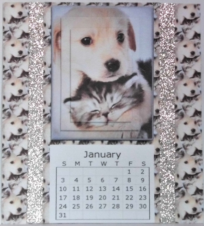 2021 Calendar - Cuddly Dog and Cat by Hazel Underwood