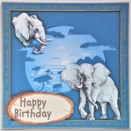 On the Savannah - Elephant by Hazel Underwood