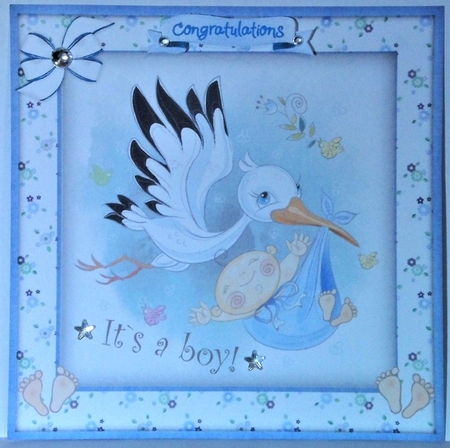 4, Sheet  Beautiful Baby Boy and Girl + 2 Inserts by Hazel Underwood