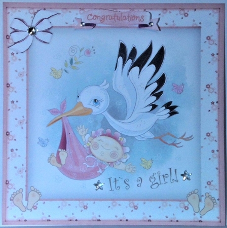 4, Sheet  Beautiful Baby Boy and Girl + 2 Inserts by Hazel Underwood