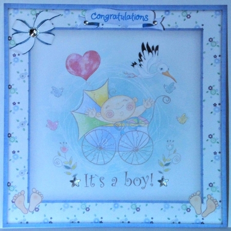 4, Sheet  Beautiful Baby Boy and Girl + 2 Inserts by Hazel Underwood
