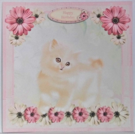Sweet Kitten Decoupage Mini Kit by Hazel Underwood