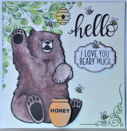 Hello Bear  by Hazel Underwood