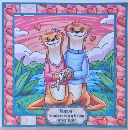 Meerkats in love by Hazel Underwood