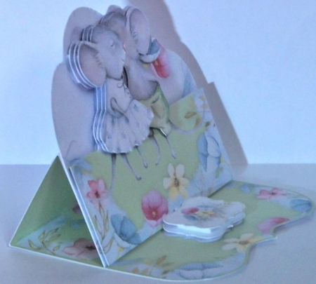 Mice In Love - Easel Card Kit  by Hazel Underwood