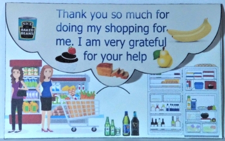 THANKS FOR DOING MY SHOPPING by Hazel Underwood
