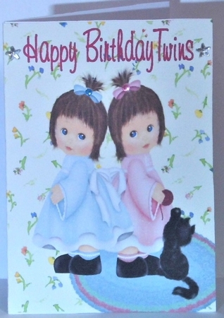 Twin Girls  Birthday by Hazel Underwood
