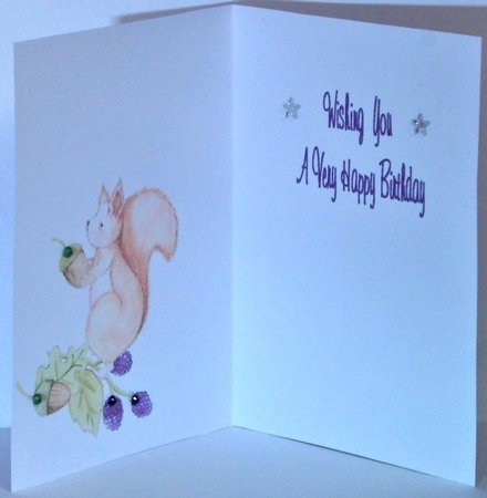 Birthday  Insert by Hazel Underwood