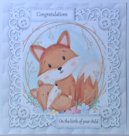 15 8x8 card front unisex baby bumper kit by Hazel Underwood