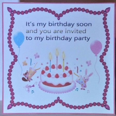 Im having a birthday party  Girl by Hazel Underwood