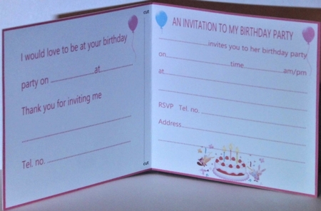 Im having a birthday party  Girl by Hazel Underwood