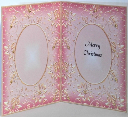 A5 CHRISTMAS INSERT - GOLDEN EMBOSSED 1 by Hazel Underwood