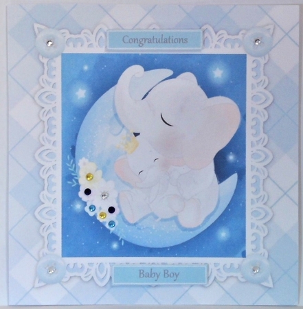 8x8 Baby Boy Animal Bumper Kit  by Hazel Underwood
