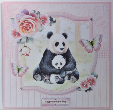 Sweet Pandas Decoupage Mini Kit by Hazel Underwood
