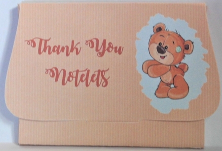 Teddy Thank You Notelet Kit by Hazel Underwood