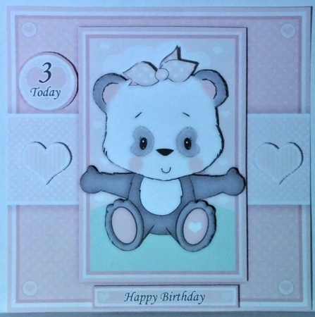 Pink Baby Panda Mini Kit by Hazel Underwood
