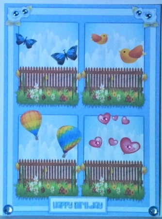 Happy birthday greeting card  by Hazel Underwood