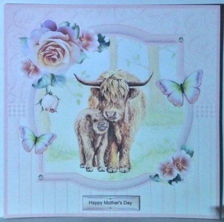 Highland Cows Decoupage Mini Kit by Hazel Underwood