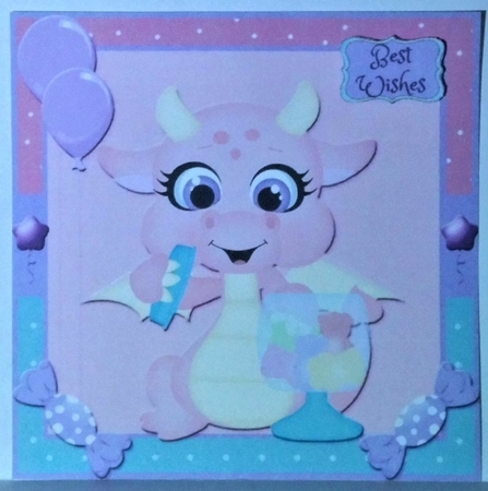 Sweet Dragon Birthday 3 by Hazel Underwood
