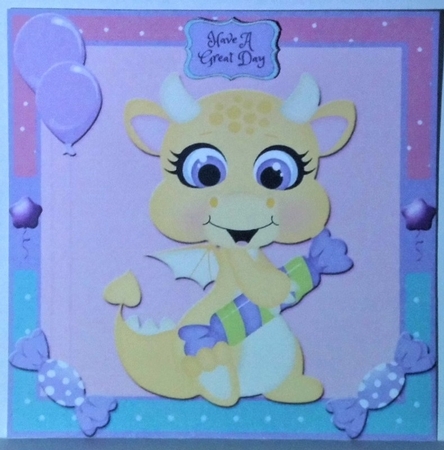 Sweet Dragon Birthday 4 by Hazel Underwood