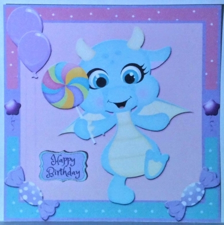 Sweet Dragon Birthday 5 by Hazel Underwood