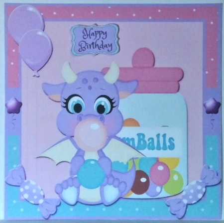 Sweet Dragon Birthday 6 by Hazel Underwood