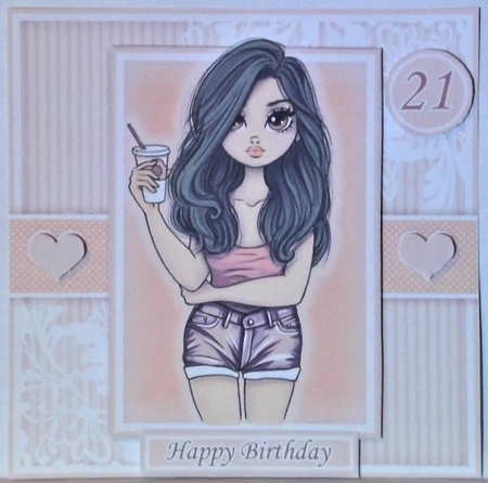 Birthday Girl 4 Mini Kit With Ages 15 - 21 Yrs by Hazel Underwood