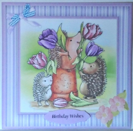 Tulip and Hogs  by Hazel Underwood