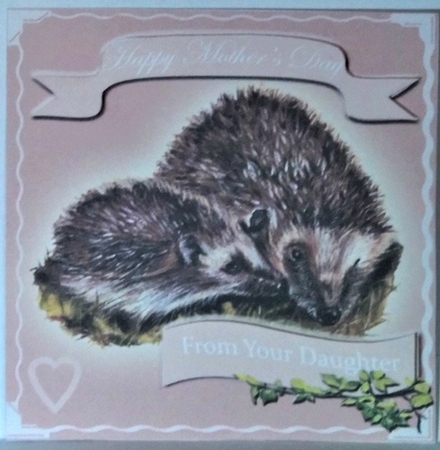 Mothers Day Hedgehogs by Hazel Underwood
