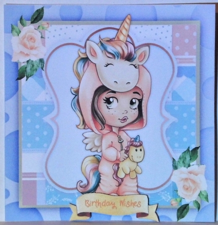 Little Unicorn Girl by Hazel Underwood