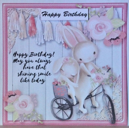 Birthday Bunny 1 by Hazel Underwood