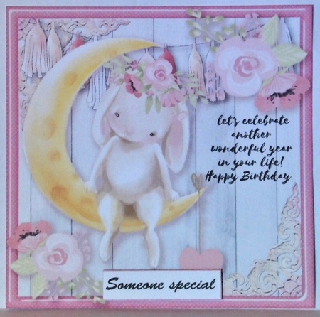 Birthday Bunny 2  by Hazel Underwood