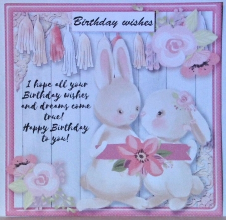 Birthday Bunny 3 by Hazel Underwood