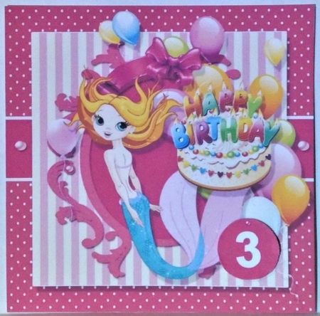Bumper Kit ~ Birthday Fairy Mermaid Princess by Hazel Underwood