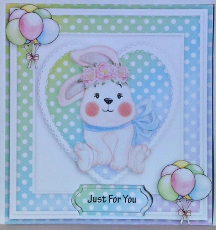 Happy birthday card with numbers by Hazel Underwood