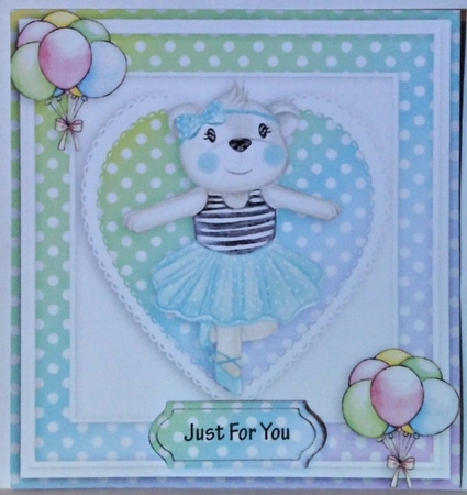 Happy birthday card with numbers by Hazel Underwood