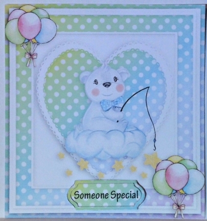 Happy birthday card with numbers by Hazel Underwood