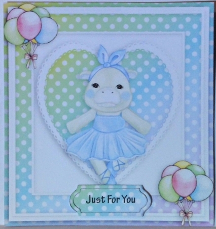 Happy birthday card with numbers by Hazel Underwood