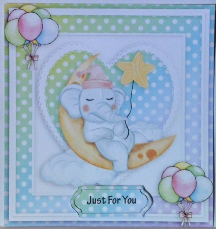Happy birthday card with numbers by Hazel Underwood