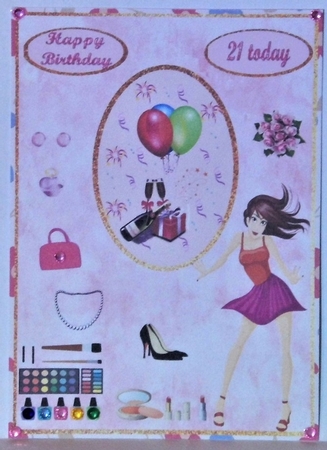 21 TODAY FEMALE BIRTHDAY by Hazel Underwood